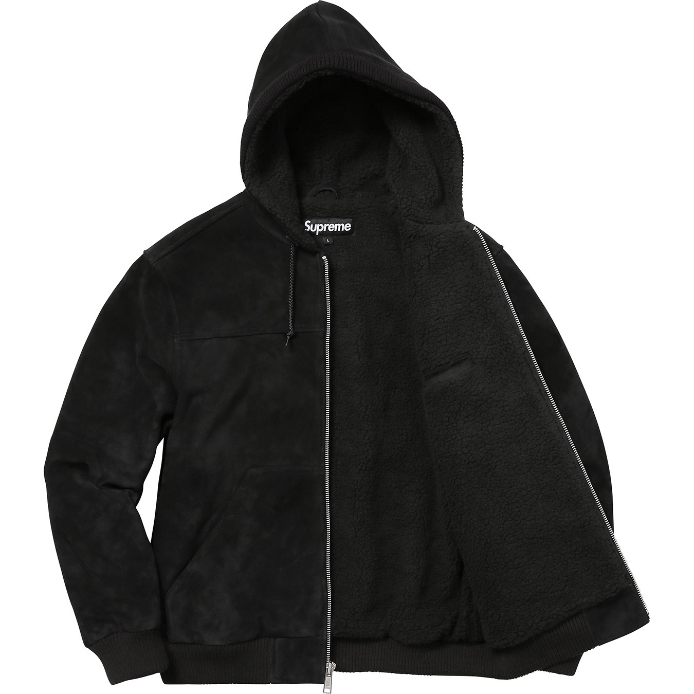 Hooded Suede Work Jacket view 8